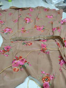Festive Wear Anarkali Gown With Duppatta