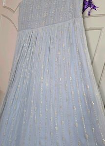 Elegant Blue Ethnic Gown from Soch !