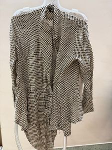 Stylish Geometric Print Top