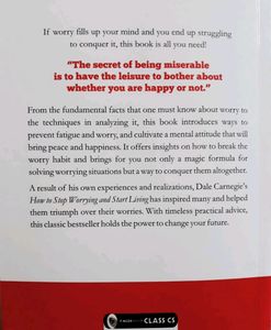 How To Stop Worrying And Start Living Book