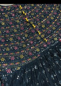 Elegant Embroidered Anarkali Kurta Set