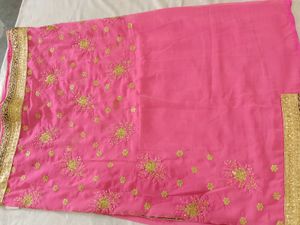 Beautiful Pink Saree For Women