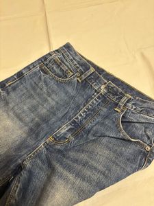 Women's Blue Wide Leg Jeans