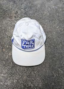 White "Par Three" Baseball Cap 🧢