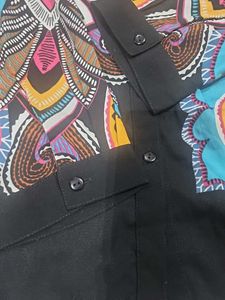 Vibrant Print Long Sleeve Top 42 Size