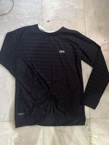 Zara Black Long Sleeve Tee