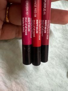 Swiss Beauty Bold Matte Lip Liners - Set of 3