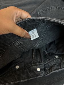 H&amp;M Stylish Dark Wash Wide Leg Jeans