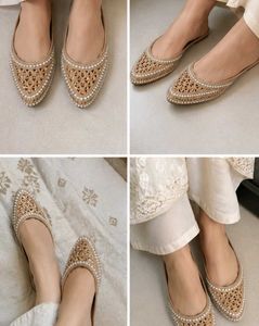 Pearl Embellished Juttis