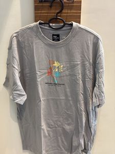 Grey Graphic Print T-Shirt