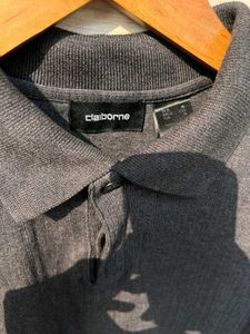 claiborne Gray Polo Shirt