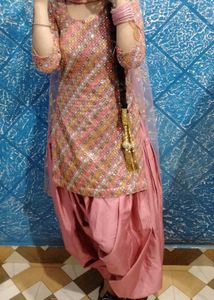 patiyala suit with dupatta