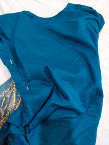 Elegant Teal Embroidered Salwar Suit