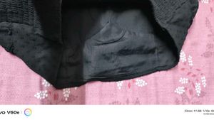Chic Black Ruffled Blouse