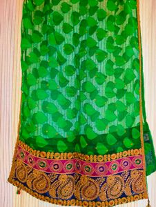 Vibrant Green Lehenga Choli Set