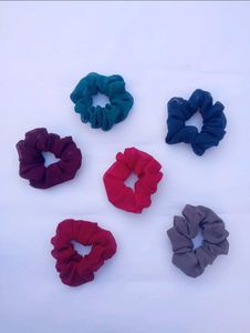 Set of 6 Chic Scrunchies