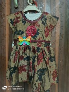Multi Colour Baby Girl Frock
