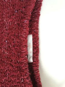 Maroon Knit Sweater