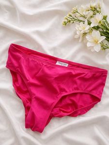 Hot Pink Lands' End Swim Briefs
