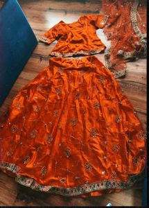 y2k Lehenga Choli Dupatta Set
