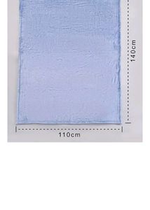Soft Blue Plush Blanket