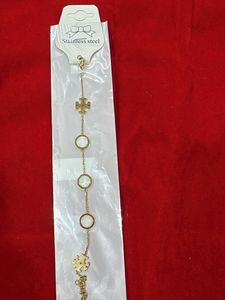 Gold Tone Bracelet with Charms