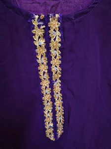 Elegant Purple Kurta