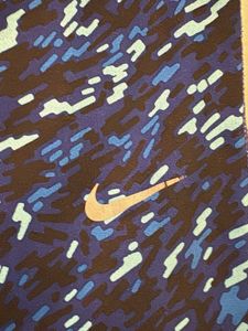 Nike Blue Camo Athletic Capris