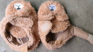 Adorable Bear Slippers for Baby!