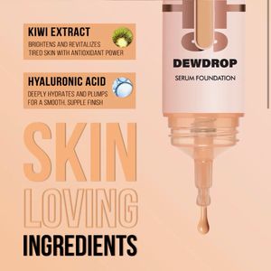 NEW! FOREVER52 Dewdrop Serum Foundation - Deep Tan