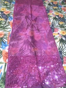 Purple Embellished Ethnic Top