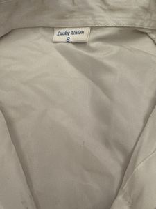 y2k White Button-Up Shirt