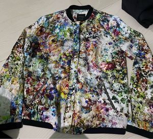 Zara Vibrant Floral Bomber Jacket