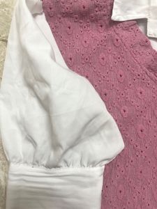 Chic Pink Knit Vest