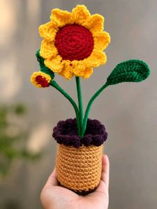 Daisy Flower Artificial Plant with pot