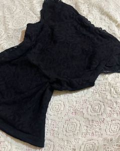 Elegant Black Lace Top