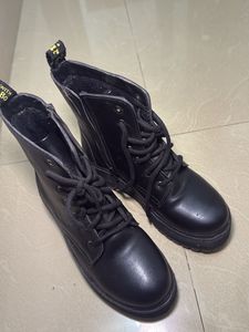 Classic Black Combat Boots