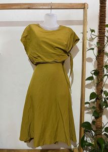 Stylish Mustard Yellow Dress