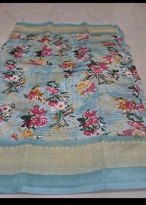 set of 3 New Beautiful Embroidered Sarees