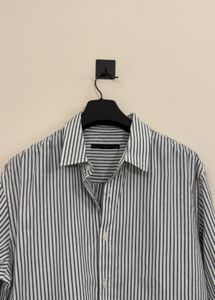 Classic Striped Button-Down Shirt