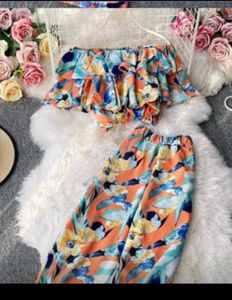 Floral Print Two-Piece Set
