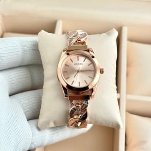 Guess Rose Gold Chain Watch