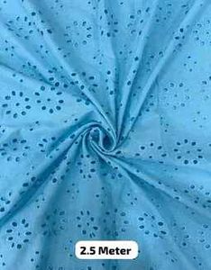 Trending premium chickenkari schiffli  fabric