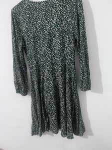 Elegant Floral Wrap Dress