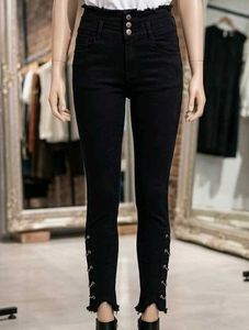 Black Distressed Jeans