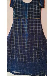 Blue &amp; Pink Kurta Set