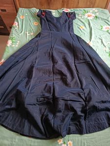 Elegant Navy dress with dupatta