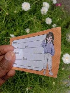 Cute Cartoon Name Cards