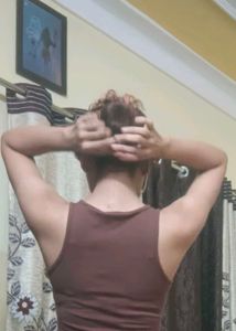 Brown Cropped Ribbed Tank Top