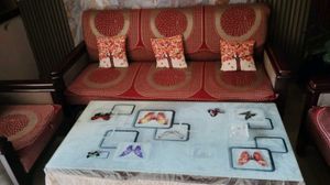 5 seater Sofa Cover Set no cushions (6 pieces)
